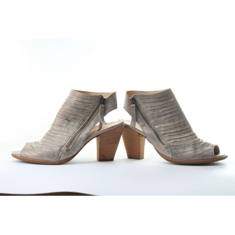 Paul Green Cayenne Peep Toe Bootie Boot Silver He… - image 5